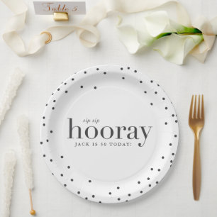 Assiettes En Carton sip sip hooring fête d'anniversaire plaque papier
