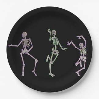 Assiettes En Carton Skeleton Dance