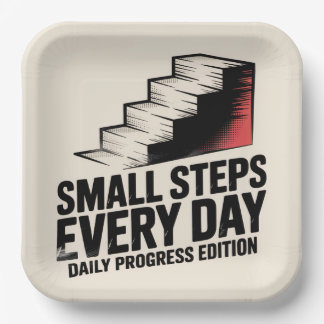 Assiettes En Carton Small Steps Every Day