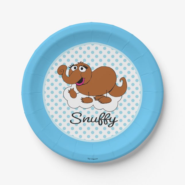 Assiettes En Carton Snuffleupagus Doodley Graphic (Devant)