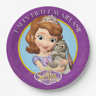 Assiettes En Carton Sofia le premier anniversaire