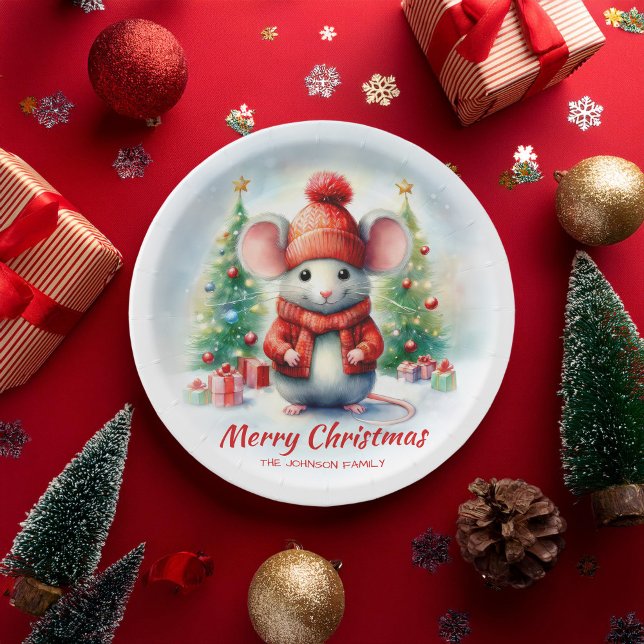 Assiettes En Carton Soirée de Noël (Créateur téléchargé)