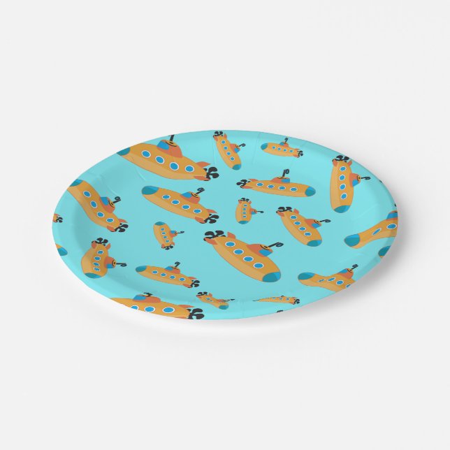 Assiettes En Carton Soirée Motif pour enfants (Angle)
