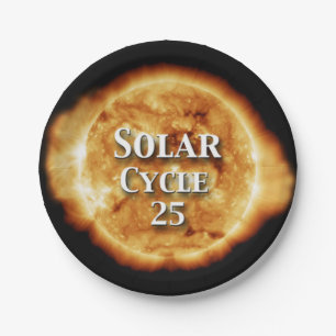 Assiettes En Carton Solaire Cycle 25 Soleil actif