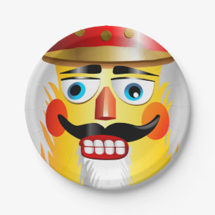 Assiettes En Carton Soldat Jouet Casse-Noisette de Noël avec papier Ca