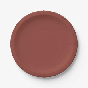 Assiettes En Carton Solide roux brun
