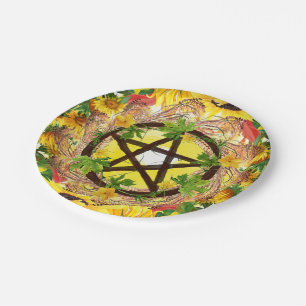 Assiettes En Carton Solstice Été Solstice Tournesol Lumineux & Electre