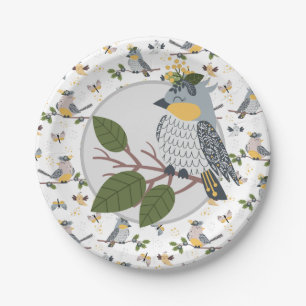 Assiettes En Carton Song Bird