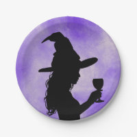 Sorcières à la joie, Sorcière à l'Halloween tenant