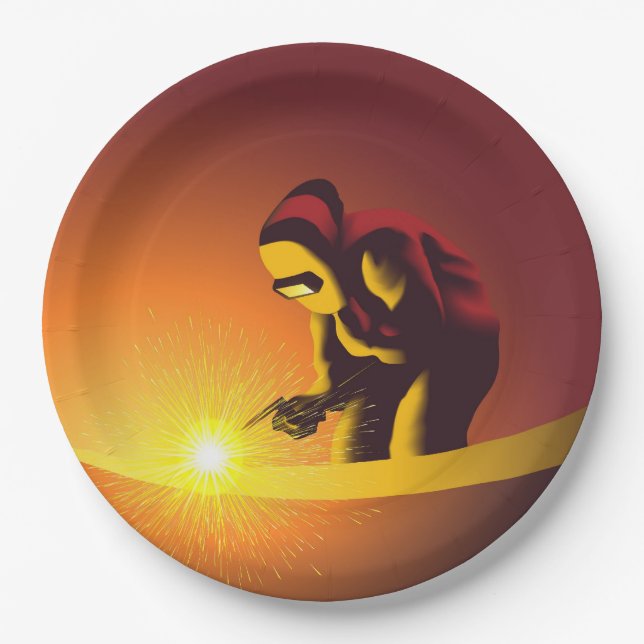 Assiettes En Carton Soudage (Devant)