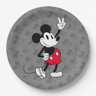 Assiettes En Carton Souris classique Mickey Cool au-delà des années