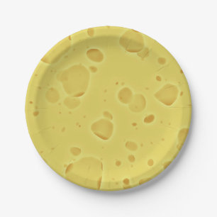 Assiettes En Carton souris fromage drôles trous nourriture ridicule b