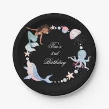 Sous la mer Plaques de papier