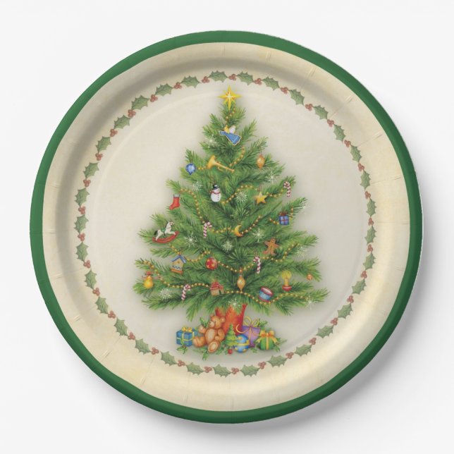 Assiettes En Carton Sous l'arbre (Devant)