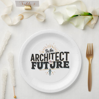 Assiettes En Carton Soyez l'architecte de votre avenir