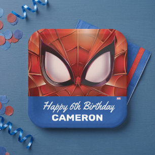 Assiettes En Carton Spider-Man Anniversaire de Super Héros