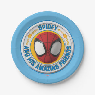 Assiettes En Carton Spidey et ses amis incroyables Badge Spidey