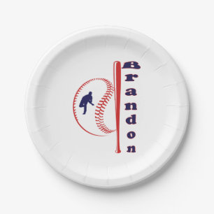 Assiettes En Carton Sports Tout Étoiles À Thème De Baseball