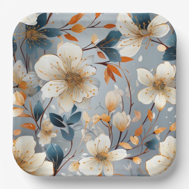 Assiettes en carton Springtime Harmony Paper Plate (Front)