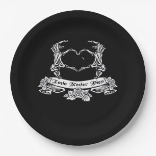Assiettes En Carton Squelette Conception manuelle