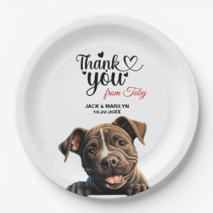Assiettes En Carton Staffordshire Bull Terrier