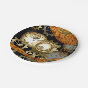 Assiettes En Carton Steampunk