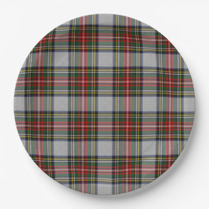 Assiettes En Carton Stewart Royal Dress Tartan