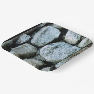 Assiettes En Carton Stone Rocks Nature Photographie Art