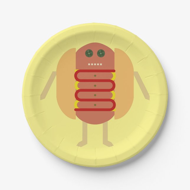 Assiettes En Carton Stubby Lil Weenie (Devant)