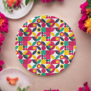 Assiettes En Carton Style Party Bauhaus