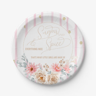 Assiettes En Carton Sucre et épices & tout ce qui est charmant Baby sh