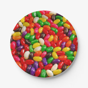 Assiettes En Carton Sucrerie colorée de dragée à la gelée de sucre