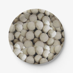 Assiettes En Carton Sucres indiens Farine de blé Ladoos Douceur