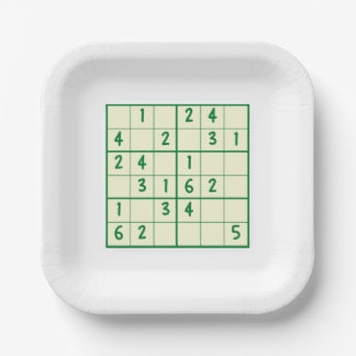 Assiettes En Carton Sudoku Puzzles