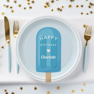 Assiettes En Carton Summer Popsicle Anniversaire de enfant Party