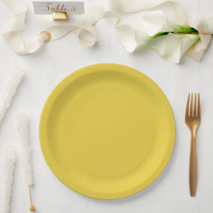 Assiettes En Carton Sunflower jaune