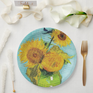 Assiettes En Carton Sunflowers Vincent van Gogh