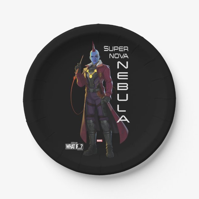 Assiettes En Carton Super Nova Nebula (Devant)