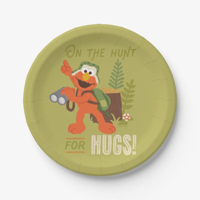 Assiettes En Carton Sur La Chasse Aux Hugs (Devant)