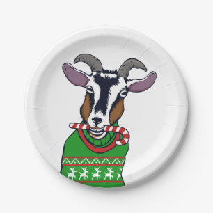 Assiettes En Carton Sweater de Goat Christmas