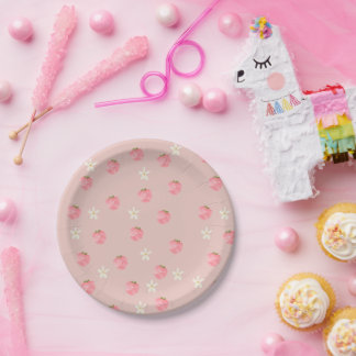 Assiettes En Carton Sweet Berry Premier anniversaire