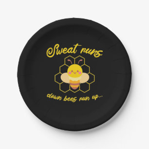 Assiettes En Carton Sweet Runs Down Bees Run Up