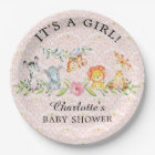 Sweet Safari Animaux Baby shower 7" Plaque