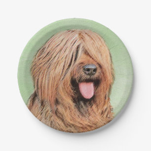 Assiettes En Carton Tableau de bord - Joli art original chien
