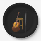 Tabouret de attente et Mike de guitare de bis