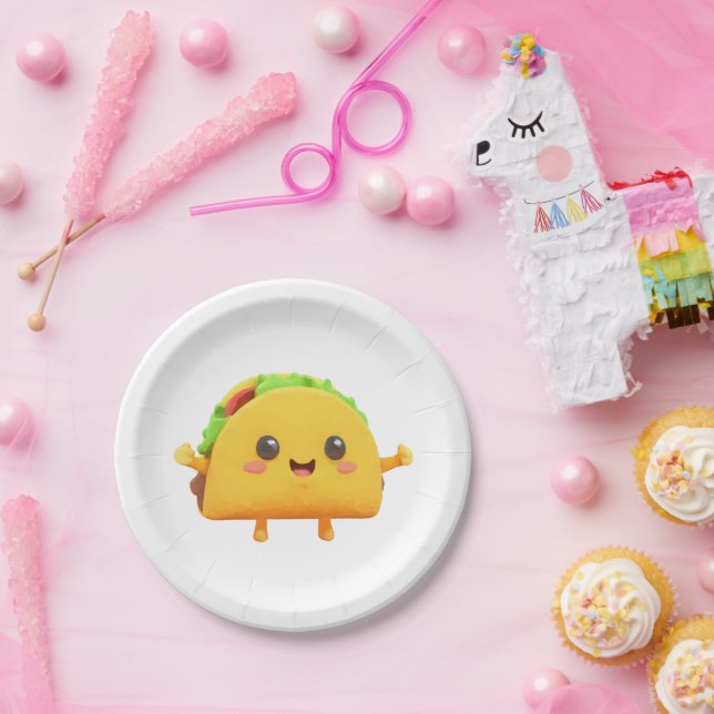 Assiettes En Carton Taco (Fête)