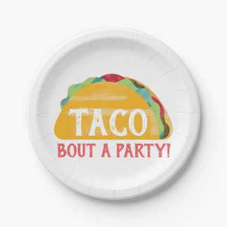 Assiettes En Carton Taco Bout, une fête