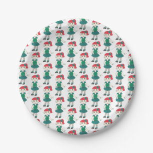 Assiettes En Carton Tap Dance Turquoise Considérant Costume Girl Dance