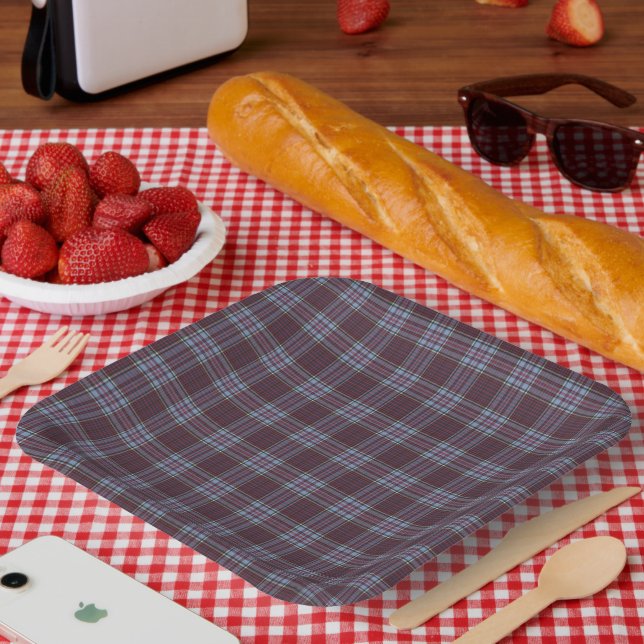 Assiettes En Carton Tartan de l'ARC (Pique-nique)