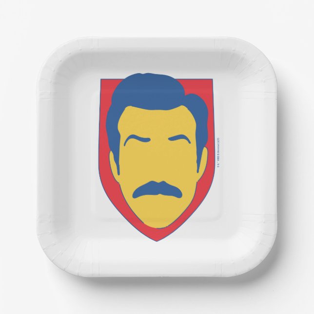 Assiettes En Carton Teddy Badge (Recto)